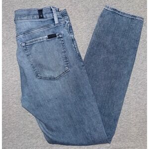Seven 7 For All Mankind Mens Slimmy Jeans Size 32x33 Slim Straight Buttery Soft